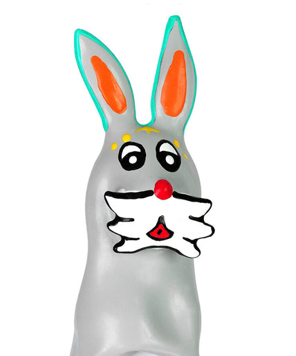 CONDOMERIE - HANDPAINTED NOVELTY CONDOMS BUNNY XL
