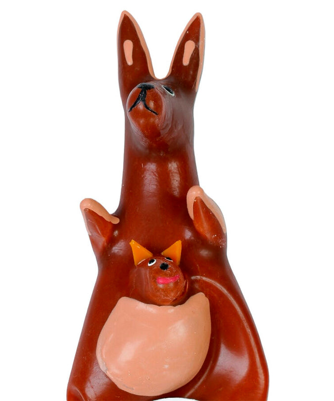 CONDOMERIE - HANDGESCHILDERDE NIEUWIGHEID CONDOMS KANGOEROE MODEL XL