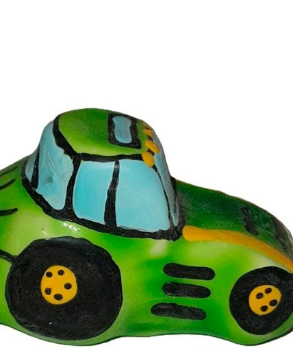 CONDOMERIE - HANDPAINTED NOVELTY CONDOMS TRACTOR GREEN XL