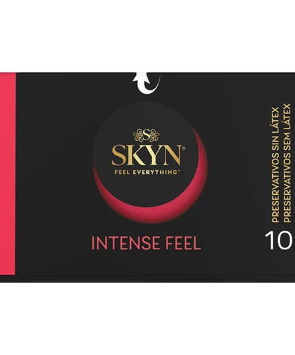 SKYN - INTENSE FEEL TEXTURED CONDOM WITH WAVY DESIGN 10 UNITS