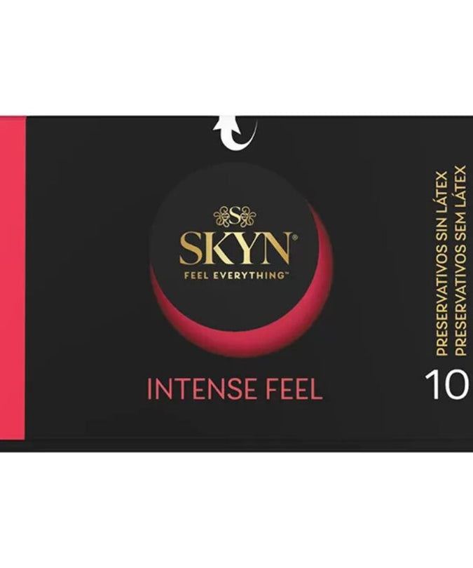 SKYN - INTENSE FEEL TEXTURED CONDOM WITH WAVY DESIGN 10 UNITS