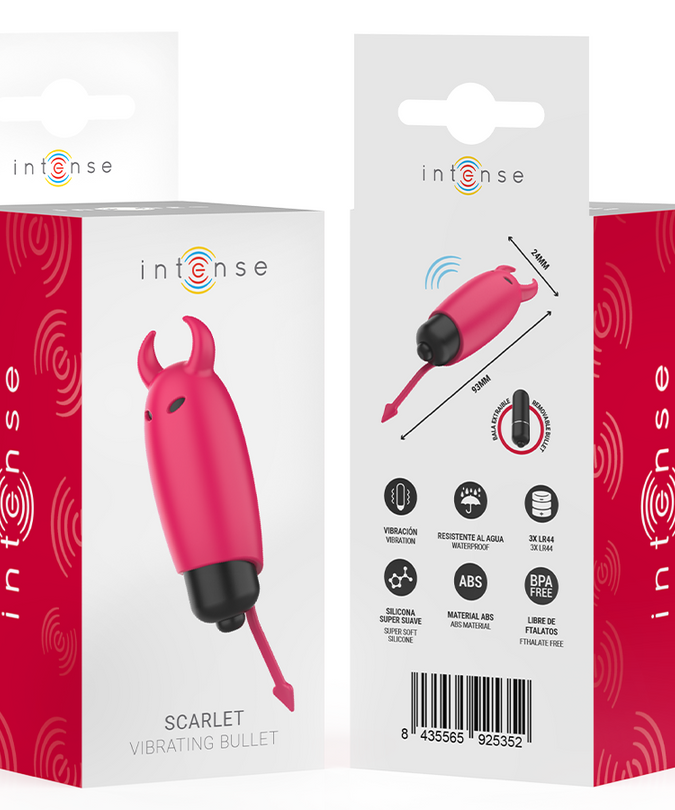 Intense – Scarlet Vibrationskugel Roter Dämon 9,3 X 2,4 Cm