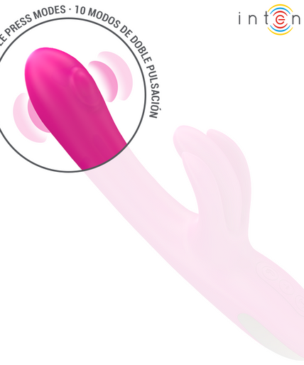 INTENSE - BRITNEY MULTIFUNCTION RABBIT VIBRATOR 23 CM PINK