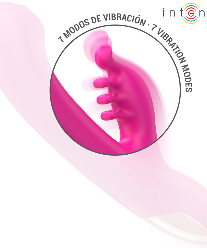 INTENSE - CHRISTINA MULTIFUNCTION RABBIT VIBRATOR 22.5 CM PINK