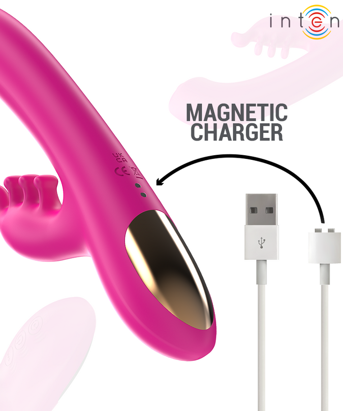 INTENSE - CHRISTINA MULTIFUNCTION RABBIT VIBRATOR 22.5 CM PINK