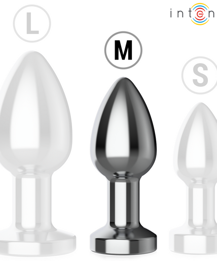 INTENSE - ANAL PLUG 10 VIBRATIONS METAL WITH REMOTE CONTROL M