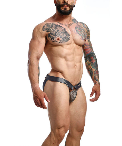 MOB - DNGEON SNAP JOCKSTRAP GRAY ONE SIZE