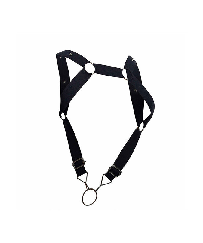 MOB - DNGEON HARNESS WITH STRAIGHT BACK BLACK ONE SIZE