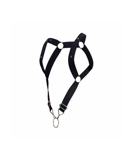MOB - DNGEON HARNESS WITH STRAIGHT BACK BLACK ONE SIZE