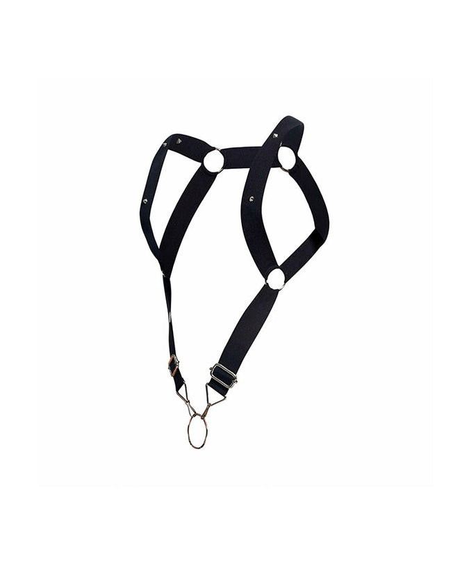 MOB - DNGEON HARNESS WITH STRAIGHT BACK BLACK ONE SIZE