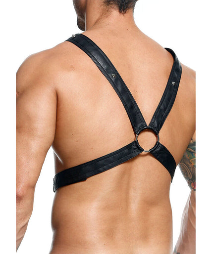 MOB - DNGEON CROSSED BLACK CHAIN HARNESS ONE SIZE