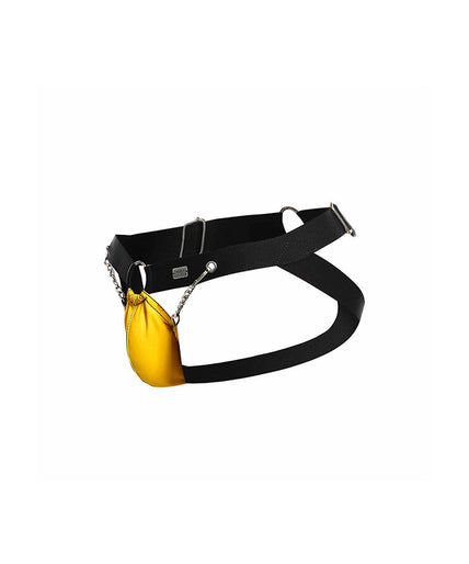 MOB - DNGEON YELLOW JOCKSTRAP WITH CHAINS ONE SIZE