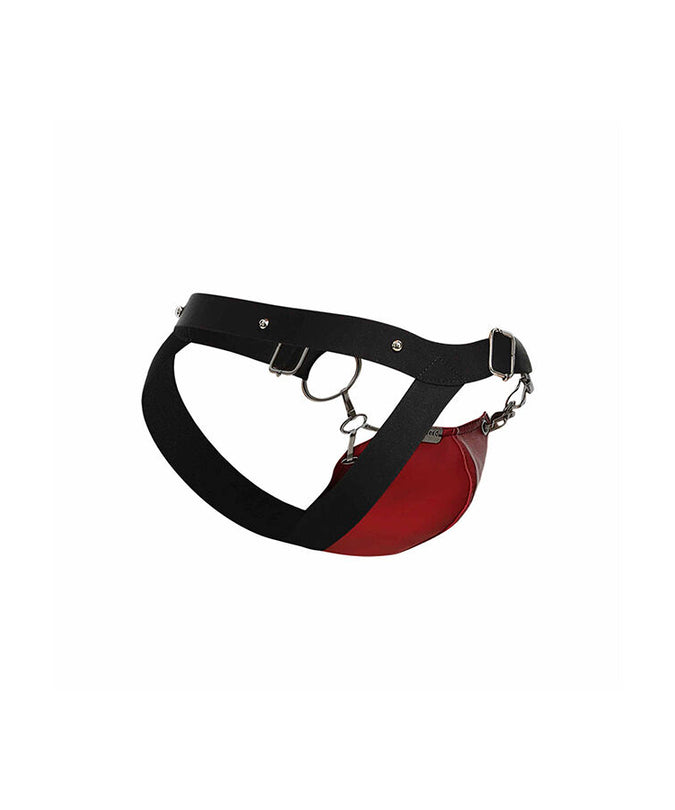 MOB - DNGEON SNAP JOCKSTRAP ROOD ÉÉN MAAT