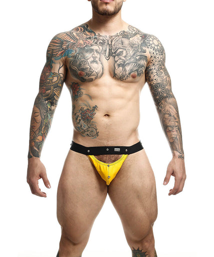 MOB - DNGEON JOCKSTRAP YELLOW SPORTSMAN ÉÉN MAAT