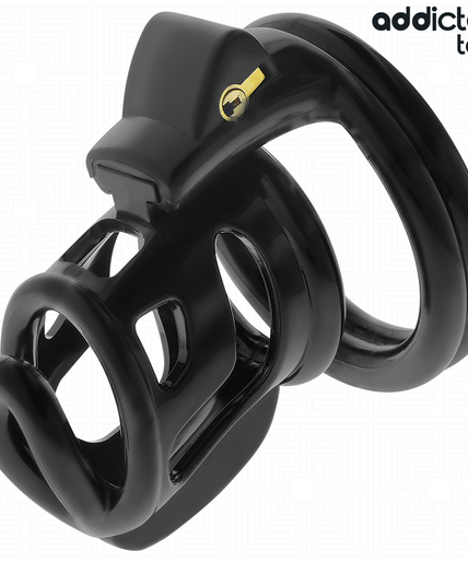 ADDICTED TOYS LOCKED - GILDEN CAGE SILICONE PENIS CAGE 8.5 CM