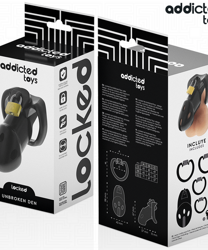 ADDICTED TOYS LOCKED - UNBROKEN DEN PENIS CAGE 9.8 CM