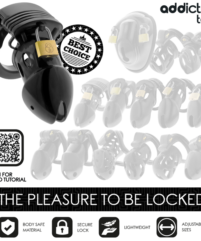 ADDICTED TOYS LOCKED - CHASTITY DEPTHS PENIS KOOI 7.5 CM