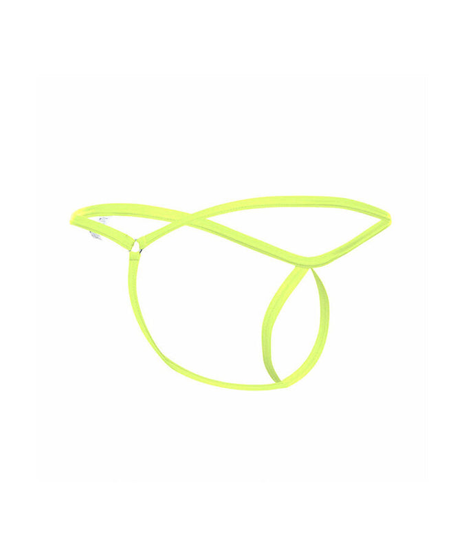 MOB - GROENE DRUPPELVORMIGE STRING MAAT L/XL