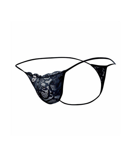 MOB - BLACK LACE THONG SIZE L/XL