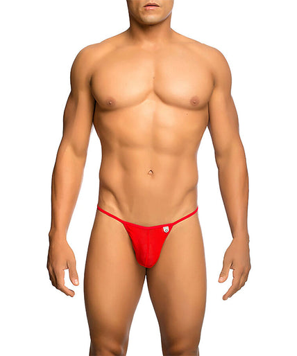 MOB - TRANSPARANTE ROOD T-VORMIGE STRING MAAT L/XL