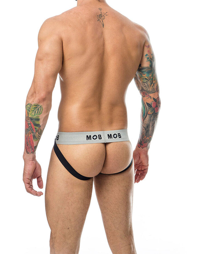 MOB - CLASSIC STRIPE WHITE JOCK SIZE S