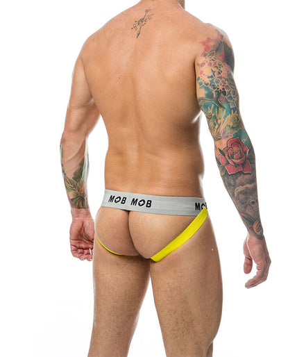 MOB - CLASSIC JOCK STRIPE YELLOW SIZE S