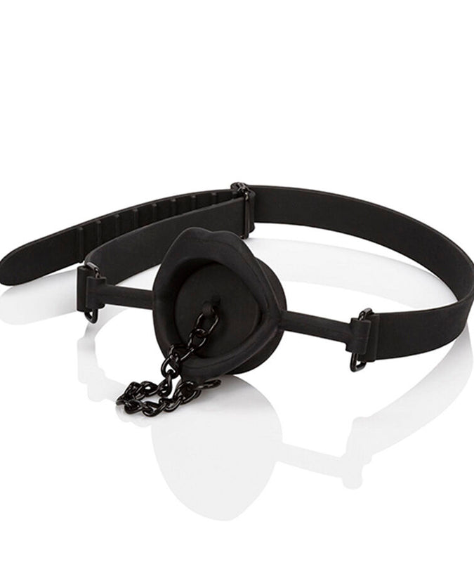 Calexotics – Scandal Gag met Zwarte Siliconen Plug