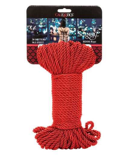CALEXOTICS - SCANDAL RED BDSM ROPE 30 M