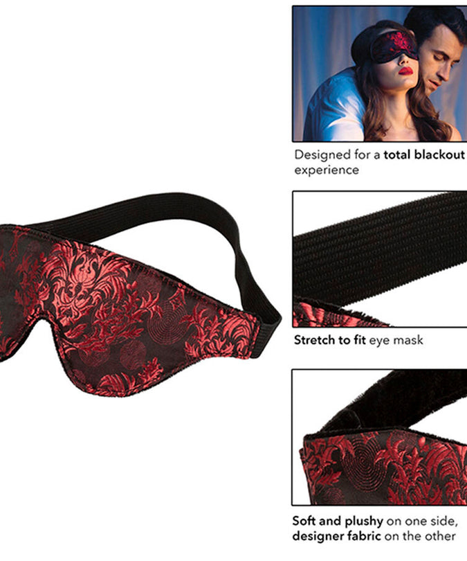 CALEXOTICS - SCANDAL OPAQUE OOGMASKER MET RODE DETAILS