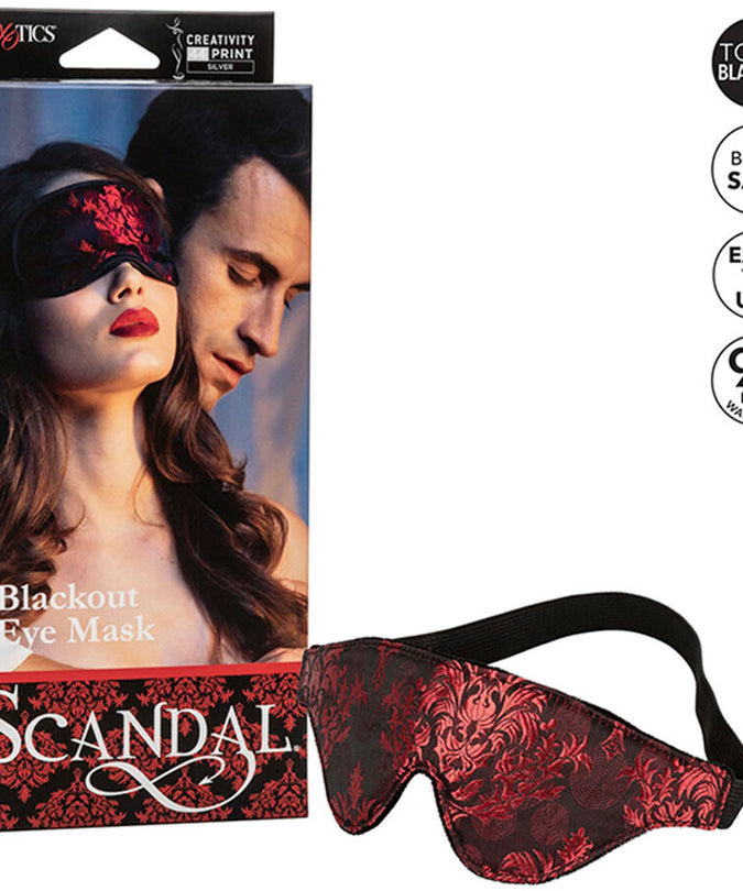 CALEXOTICS - SCANDAL OPAQUE OOGMASKER MET RODE DETAILS