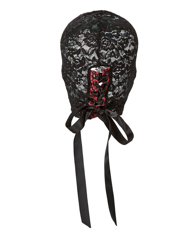 Calexotics – Scandal Zwarte Kant Balaclava met Strik