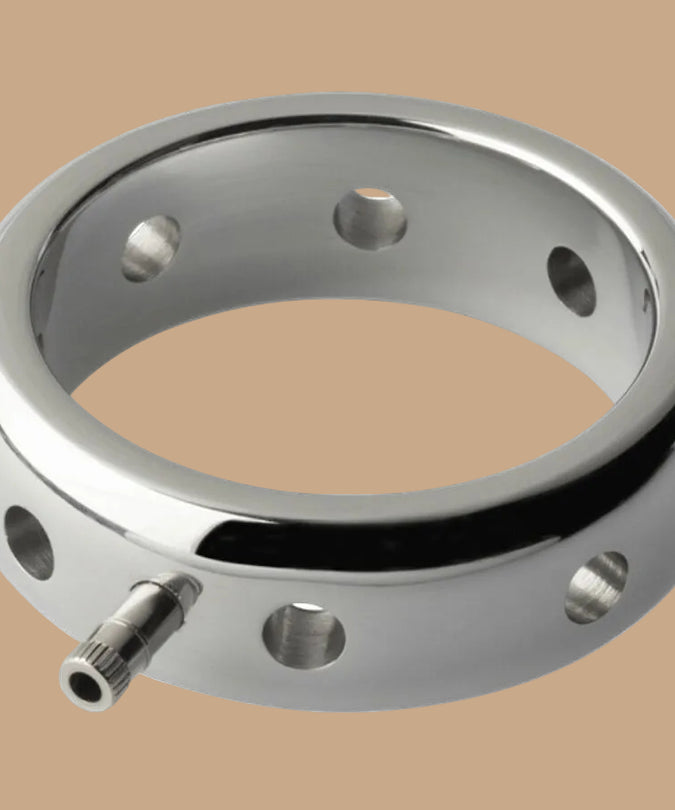 ELECTRASTIM - PRESTIGE ELECTROMAGNETIC METAL PENIS RING 34 MM