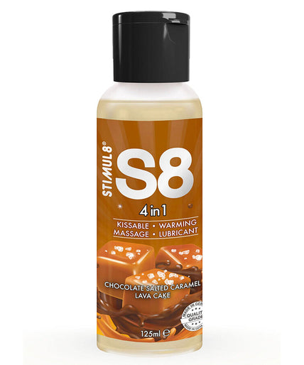 STIMUL8 - S8 4 IN 1 CHOCOLATE AND SALTED CARAMEL DESSERT LUBRICANT 125 ML