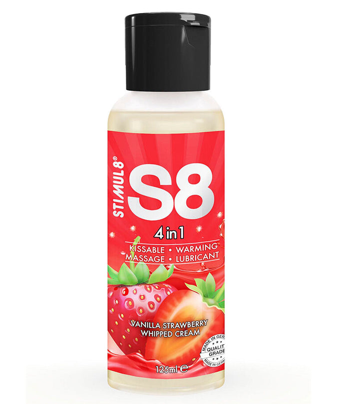 STIMUL8 - S8 4-IN-1 AARDBEI DESSERT GLIJMIDDEL 125 ML