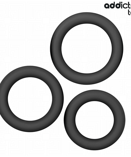 ADDICTED TOYS - SET OF SILICONE RINGS MODEL 1