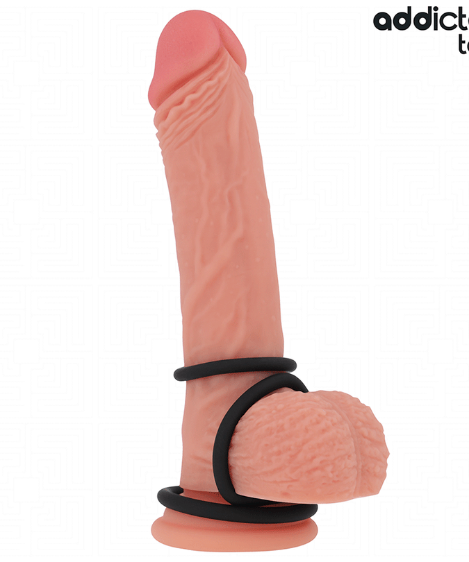 ADDICTED TOYS - SET SILICONEN RINGEN MODEL 2