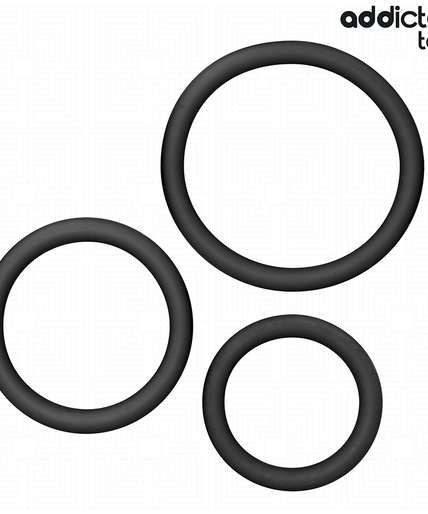 ADDICTED TOYS - SET OF SILICONE RINGS MODEL 2