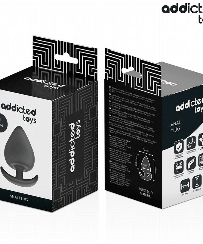 ADDICTED TOYS - ANAL PLUG SILICONE MAAT XXL 11 CM
