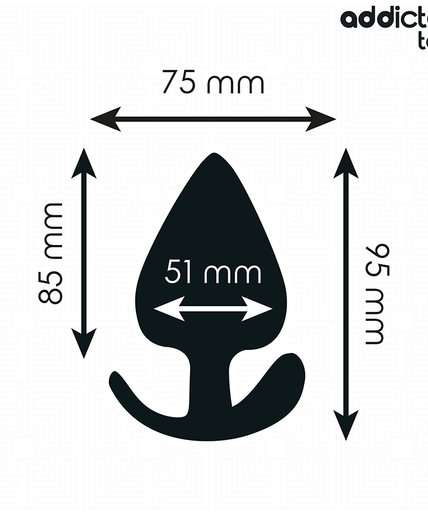 ADDICTED TOYS - ANAL PLUG SILICONE SIZE XL 9.5 CM