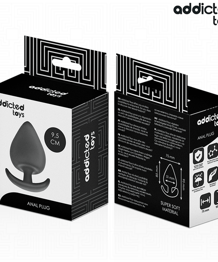 ADDICTED TOYS - ANAL PLUG SILICONE SIZE XL 9.5 CM