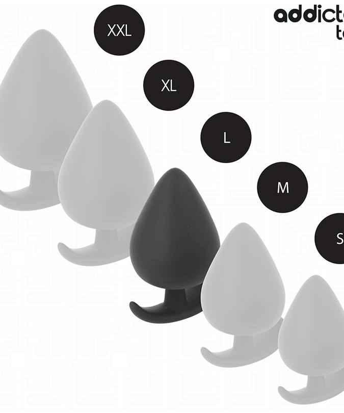 Addicted Toys – Anaalplug Siliconen Maat L 8 Cm