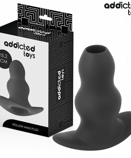 ADDICTED TOYS - HOLLOW ANAL PLUG SILICONE SIZE XXL 15.2 CM