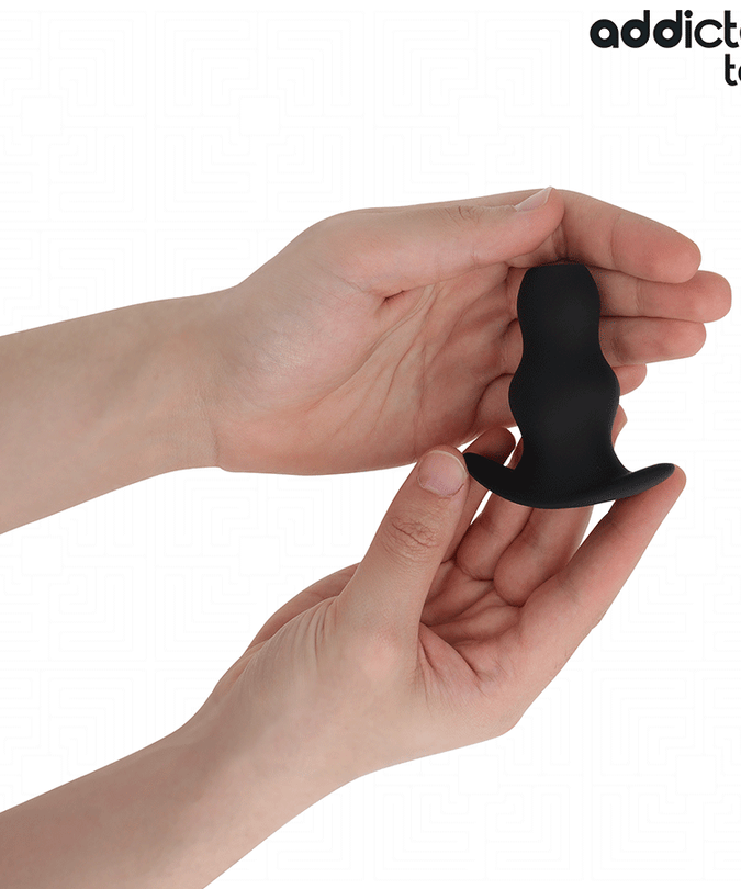 Addicted Toys – Hohler Analplug aus Silikon Größe S 7,3 cm 