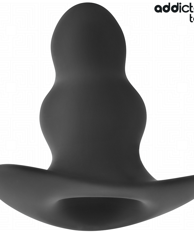 Addicted Toys – Hohler Analplug aus Silikon Größe S 7,3 cm 