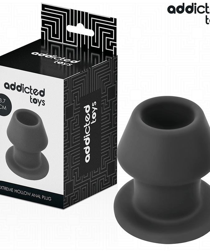 ADDICTED TOYS - EXTREME HOLLOW ANAL PLUG SILICONE MAAT M 8,7 CM