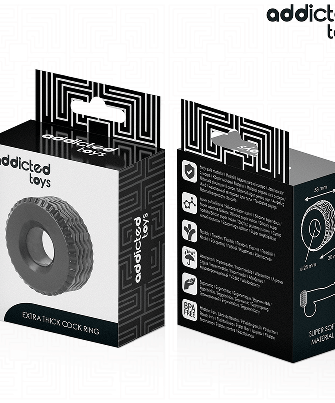 ADDICTED TOYS - EXTRA DIKKE PIEMELRING