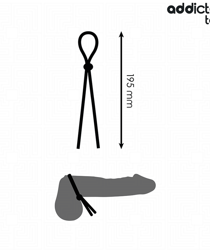 ADDICTED TOYS - SILICONE ROPE FOR THE SINGLE LOOP PENIS
