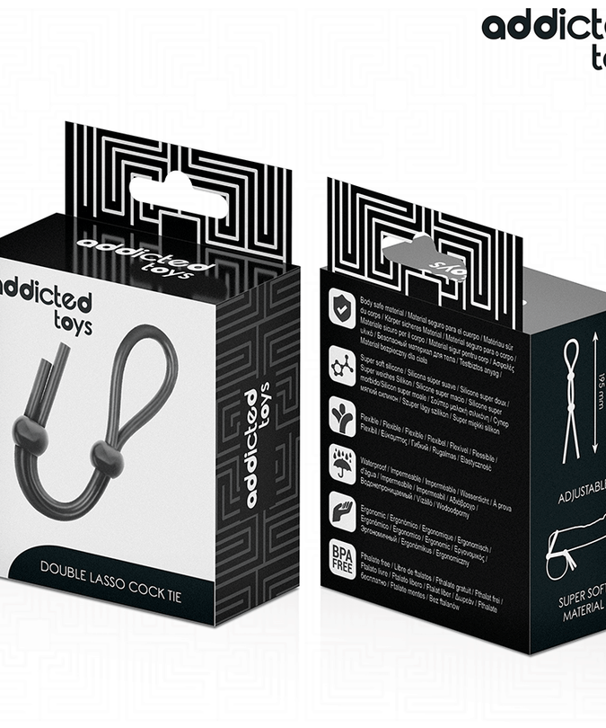 ADDICTED TOYS - SILICONEN KOORD VOOR DE DUBBELE LUS PENIS