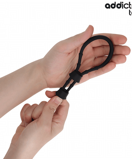 ADDICTED TOYS - ADJUSTABLE SILICONE ROPE FOR THE PENIS
