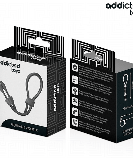ADDICTED TOYS - ADJUSTABLE SILICONE ROPE FOR THE PENIS